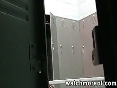 Pervert is peeping in ladies locker room